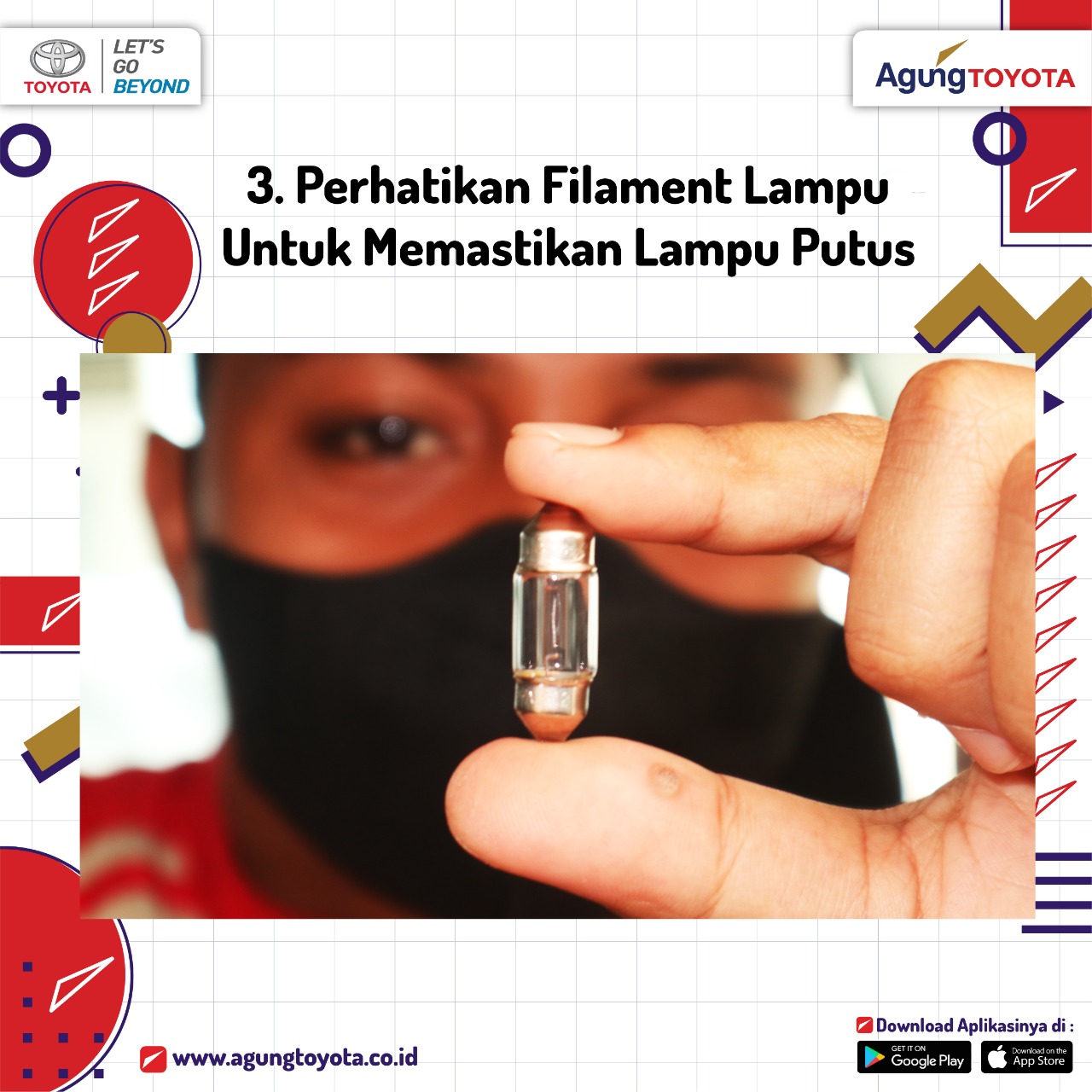 Lampu kabin 4 ags 21